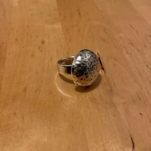 Vintage Hammered Sterling Silver Ring